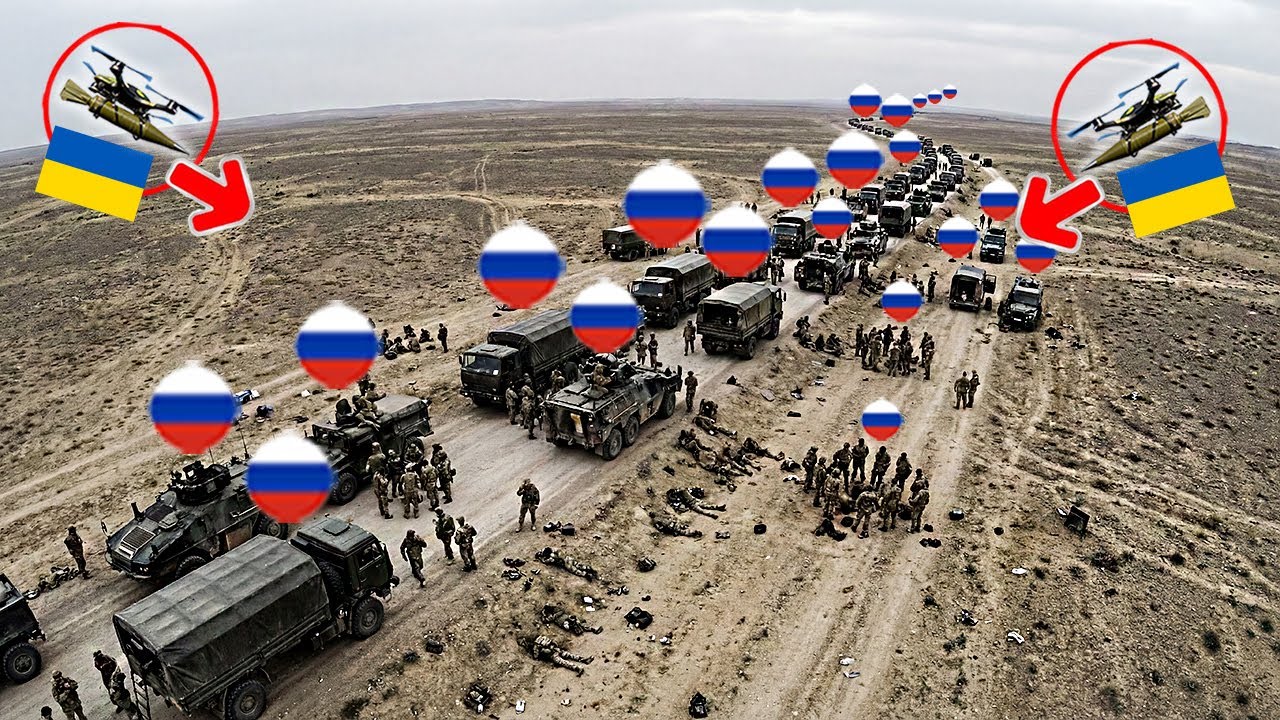 Ukrainian Strike Drones Destroy Russian Armored Vehicles Near Pokrovsk ...