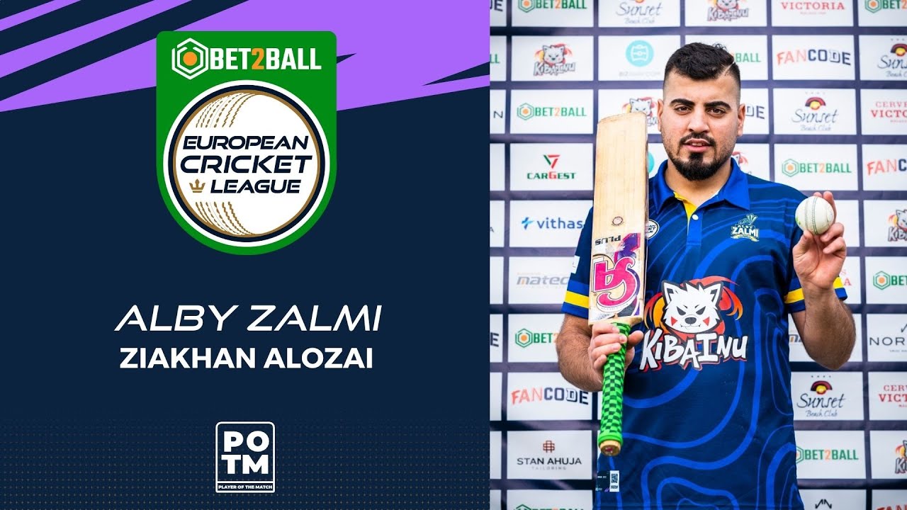 POTM: Z.Alozai - ALZ vs CAG | Highlights | Bet2Ball European Cricket League Day 1, Group D | ECL22