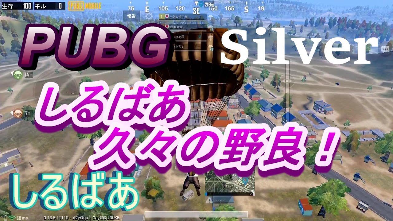 Pubgモバイル 134 面白いスマホゲーム実況しるばあ野良 ｇａｍｅｆｒｅｅ