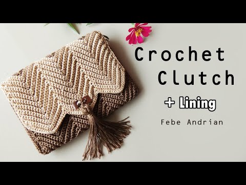 Tas Rajut Motif Kerang || Tas Rajut PART 2 ~ Shell Stitch Crochet Bag. 