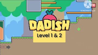 Dadish pixel game level 1 & 2 clearing