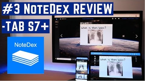 #3 NoteDex Flashcards App Review | Tab S7+ Demo