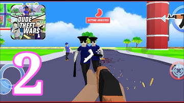 Dude Theft Wars - Gameplay walkthrough Part 2 - Single Player (iOS, Android)