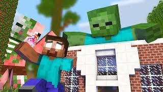 Monster School : GIANT CHALLENGE - Minecraft Animation