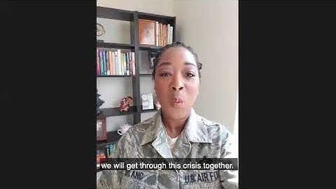 COVID-19 DLA Employee Resilience Message (CMSgt Carisa Blanc, DLA Joint Reserve Force)