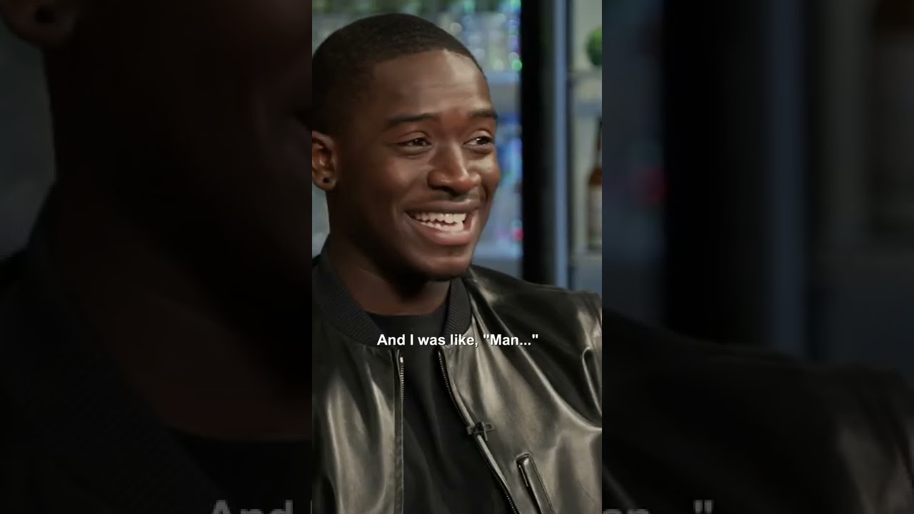 Damson Idris reflects on Idris Elba as an actor and mentor. #DesusAndMero #shorts