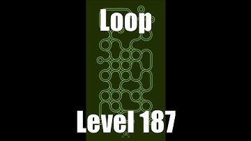 Loop Level Stage Niveau Nivel Yровень 187. Solution