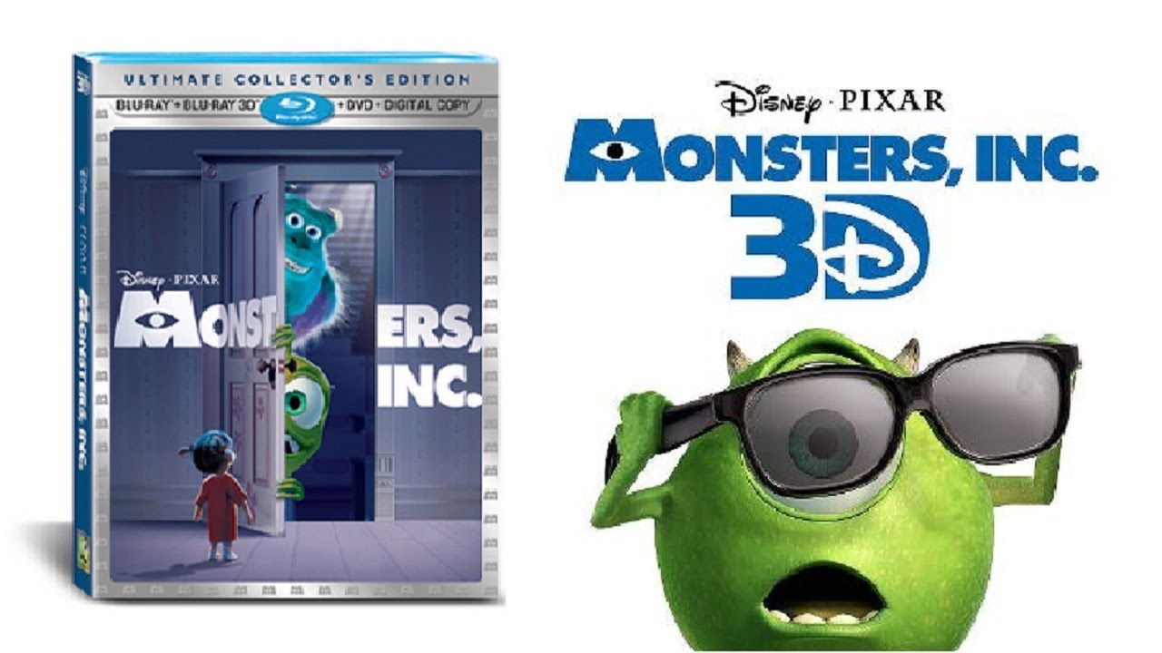 Monsters, Inc. - Now Available on Collector's Edition Blu-ray & DVD Combo  Pack! 