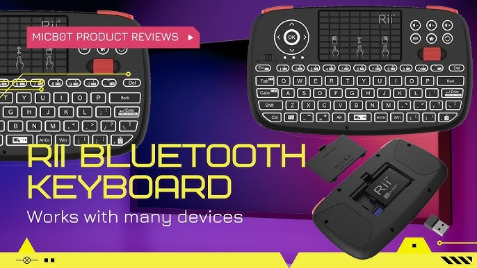 Rii X8 mini backlit keyboard - Compact, and Design! – Digital noWmad