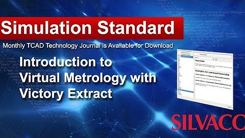 Introduction to Virtual Metrology with Victory Extract