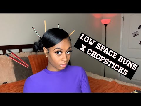 chrissy on Instagram: “she made a tik tok for me 😍😍😍😍 low bun with  chopsticks for my fav… | Sleek ponytail hairstyles, Low ponytail hairstyles,  Slick hairstyles