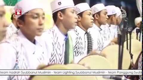 Acara pertama membawakan lagu Terro Mergemah Bintang, Haul KH. Hasyim Mino. Voc. Hafidzul Ahkam.