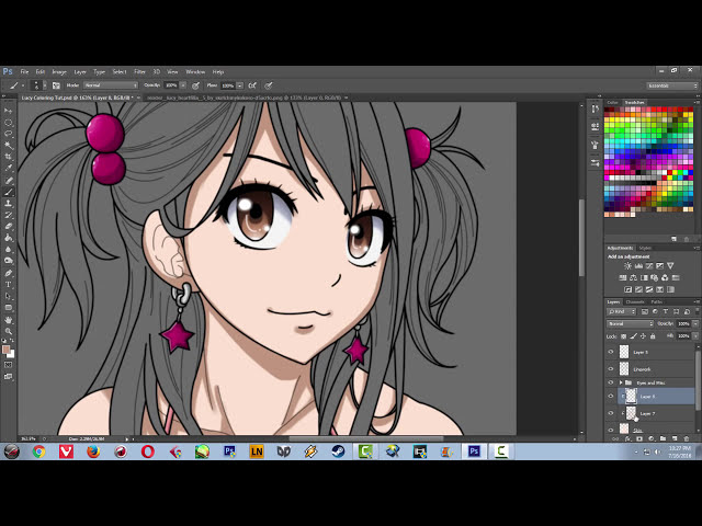 Anime-Style Skin Coloring Tutorial