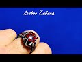 Нарядное колечко из бисера и биконусов.Elegant ring made of beads and bicones