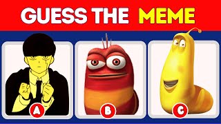 Guess The Meme Song | Red Larva Oi Oi Oi, Yellow Larva Ole Ole Ole, Bang Ngan Bang Ngan