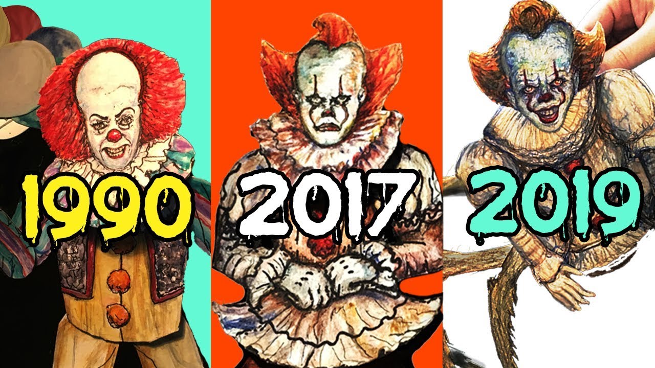 Featured image of post Pennywise 1990 Vs 2017 Drawing How to draw pennywise from it 2017 movie