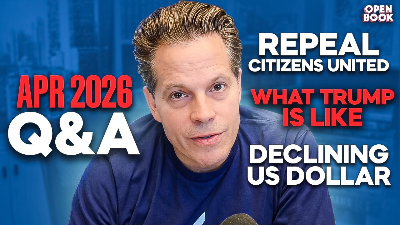 April 2026 Q&A: What Trump is Really Like, Repeal Citizens United, Declining US Dollar