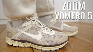 MY FAVORITE NIKE SNEAKER - NIKE ZOOM VOMERO 5 OATMEAL REVIEW & ON FEET