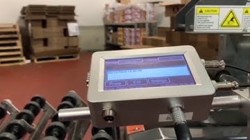 Meenjet MX1 Printer Date Coding Corrugate Boxes