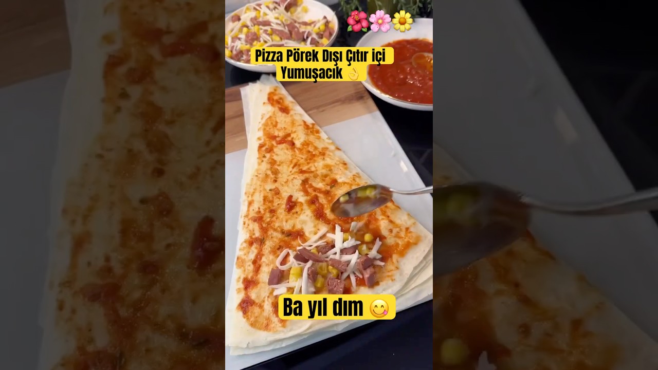 👨‍🍳PİZZA BÖREK ! PRATİK TARİFLER ! #viralvideo #pratiktarifler #trending #viral #viralvideo #short