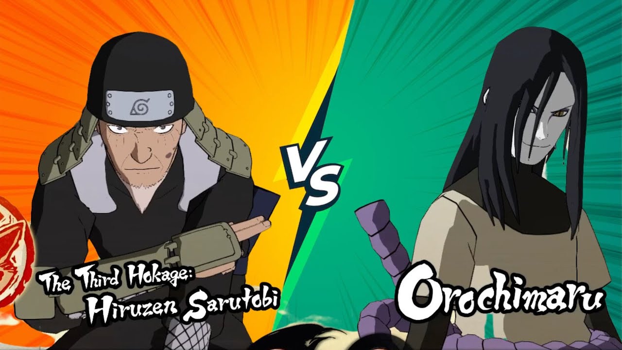 The 3rd Hiruzen Sarutobi Seals Orochimaru