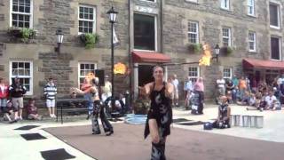 FlameOz Daytime Show pt.1 - Halifax International Busker Festival 2010
