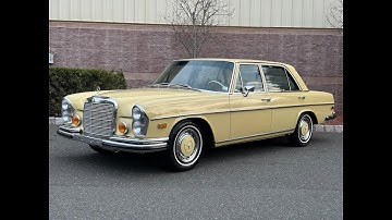 1973 Mercedes-Benz 280sel 4.5 with original Becker Europa installed 3/19/25