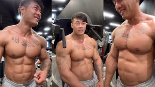 asian bodybuilder huge muscle