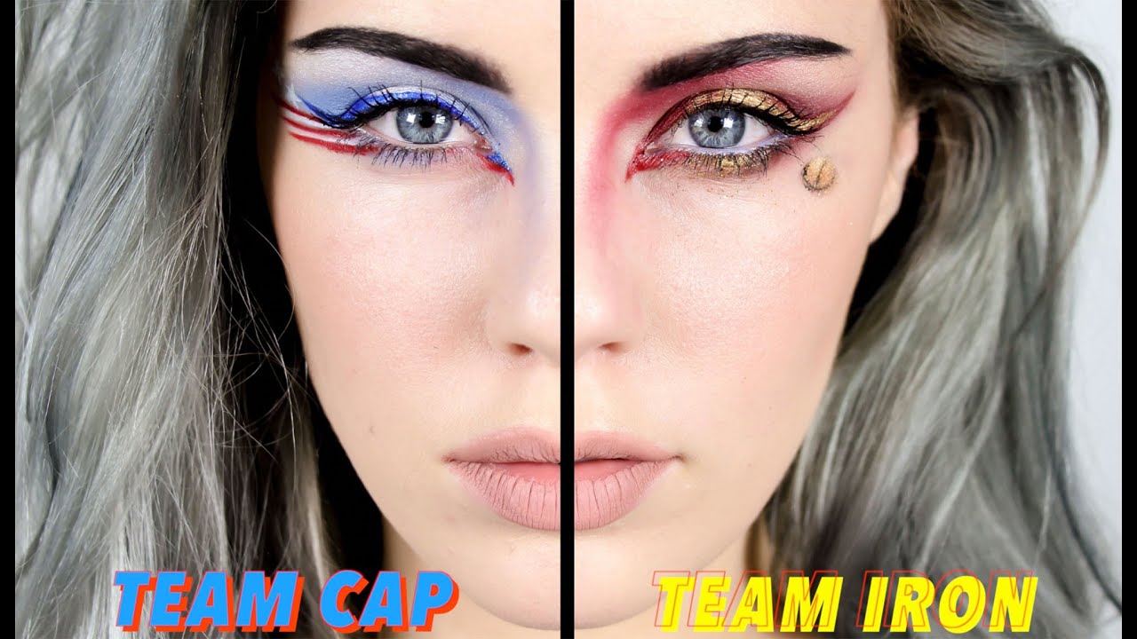 Captain America VS Iron Man Marvel Makeup Series YouTube