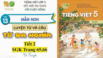 Bài 13 Tiết 2 Luyện từ và câu Từ đa nghĩa - Tiếng việt lớp 5 Sách kết nối tri thức với cuộc sống
