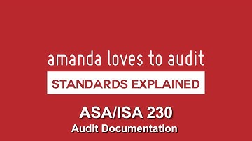 DOCUMENTING your audit work | ISA/ASA 230 #StandardsExplained