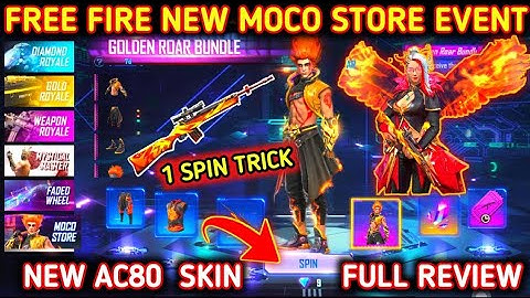 New moco store event free fire//moco store one spin trick// hacker store/ free fire moco store event