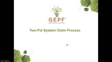 GEPF Two Pot Retirement System Claim Process