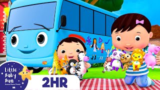 Ten Little Buses | LittleBabyBum  Classic Nursery Rhymes for Babies