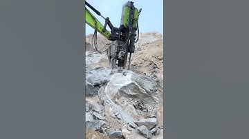 Rock drill splitter integrated,Installed on the excavator for use,dual function as a machine#mining