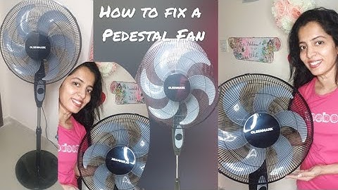 How To Assemble Any Pedestal Stand Fan Fast And Easily | Best Olsenmark Pedestal Fan | Fan Unboxing