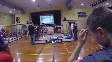 Vex Turning Point Qualification Match 28 Trinity Lutheran Robotics 12/8/18