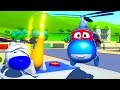 Carl Transform and the Helicopter in Car City | Cars &Trucks construction cartoon (for children)