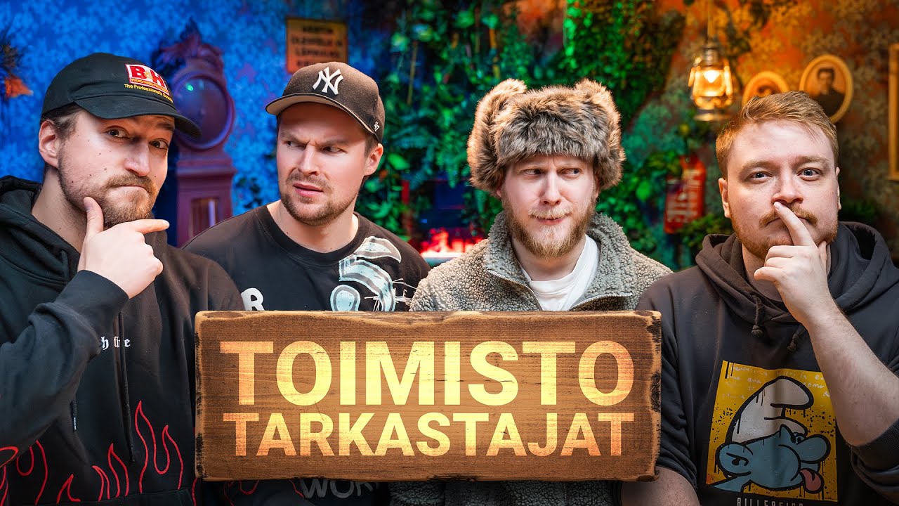 Toimistotarkastajat Iha Just Imusin studiossa!