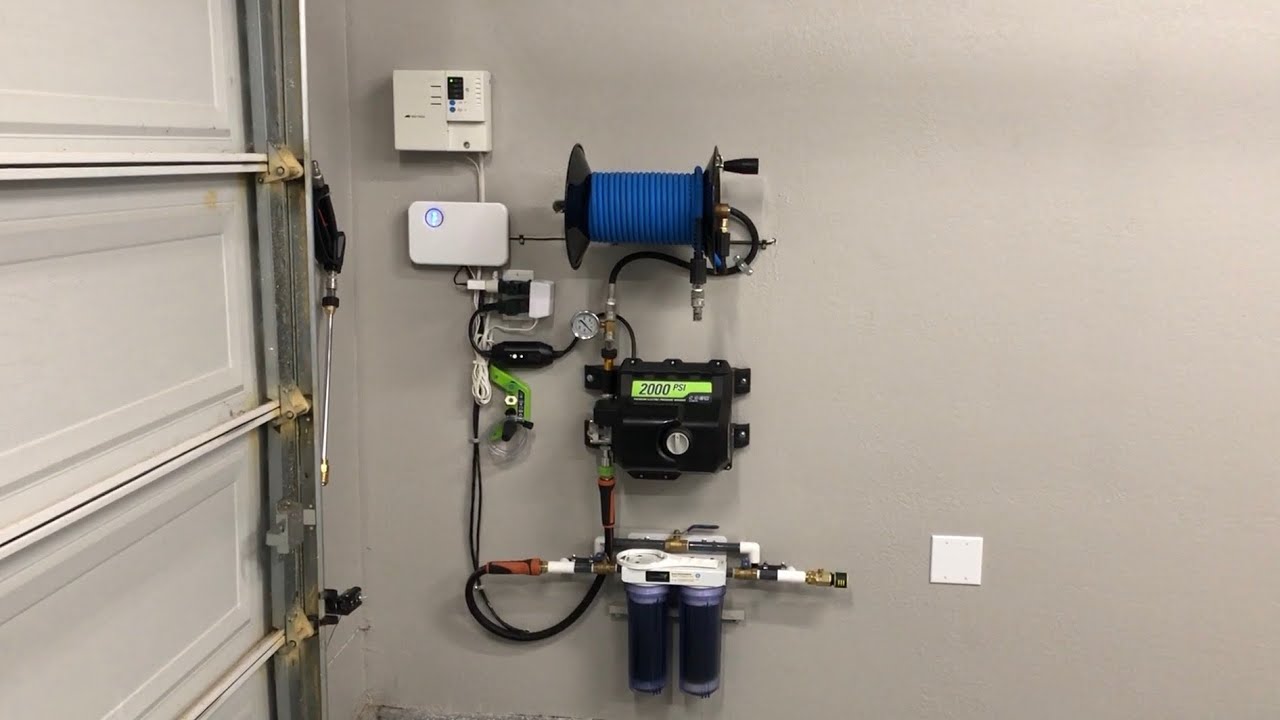 Wall Mounted Pressure Washer System - Product Overview - E4 