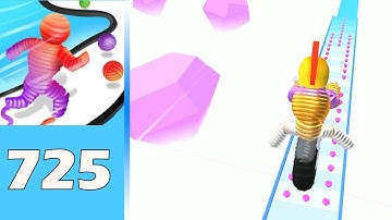 Rope-Man Run (IOS/Android) NEW UPDATE Gameplay Walkthrough All Level Eps 725 #Shorts