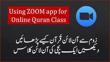 How to Use Zoom App For Online Class || zoom se Quran class kese leen by mehmoodi online