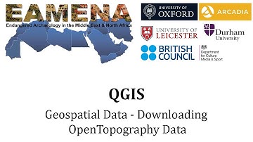 GIS 3.1.2  QGIS  - Geospatial data  (Downloading Opentopography Data)
