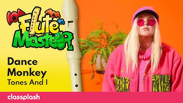 Dance Monkey - Tones and I | Recorder Lesson by Flute Master