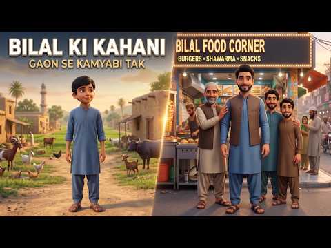 Bilal Ki Kahani | Gaon Se Shehar Tak Ka Safar | Mehnat Se Kamyabi | Urdu Story