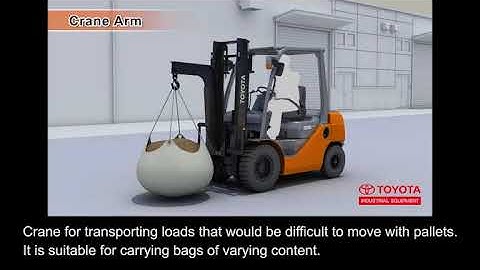 TOYOTA Forklift Attachment - Crane Arm