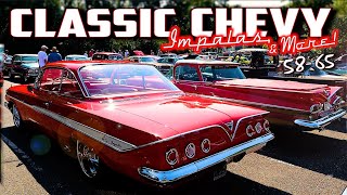 BEAUTIFUL CHEVY IMPALAS! Impalas, Biscayne, Belair, Delray. Classic Car Show. Muscle Cars, Hot Rods. by MattsRadShow 14,491 views 1 month ago 46 minutes