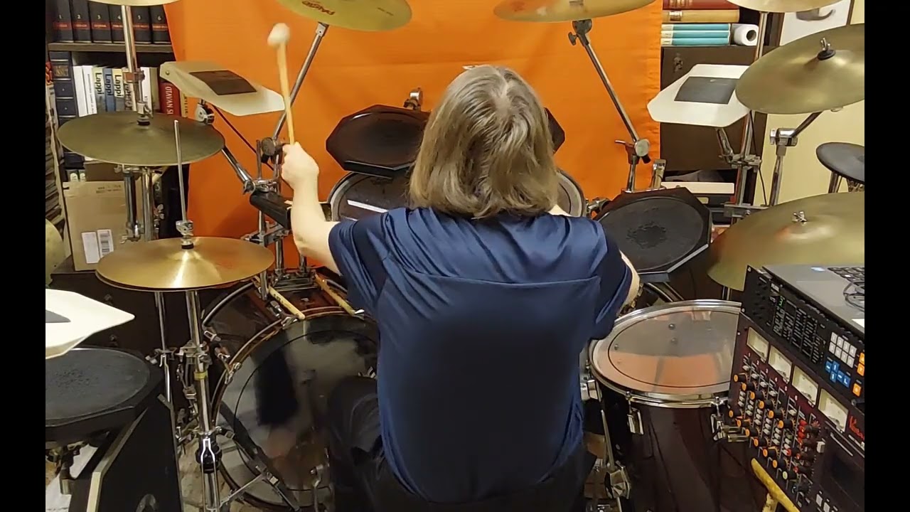 AMAZING MELODIC HYBRID DRUMMING Improvisation with Pearl Electronic/acoustic drums