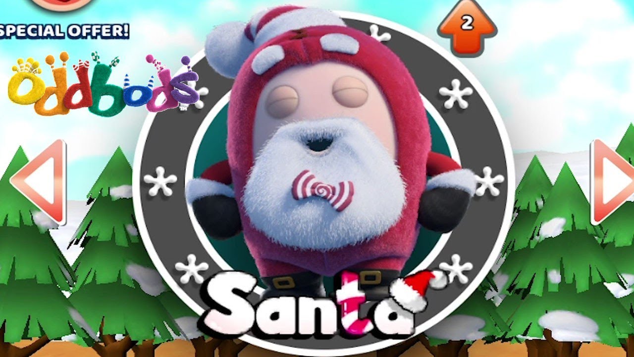 Oddbods Turbo Run Santa Unlocked New Character Gameplay Walkthrough (iOS,Android)