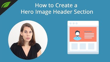 How to Create a Hero Image Header Section on Your Homepage